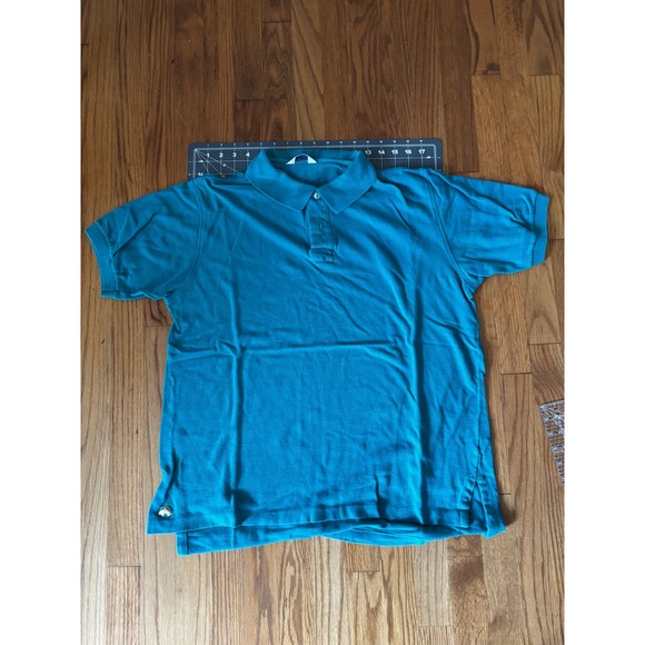 Brooks Brothers Other - Brooks Brothers Golden Fleece Mens Teal Blue Cotton Pique Polo Made in USA L